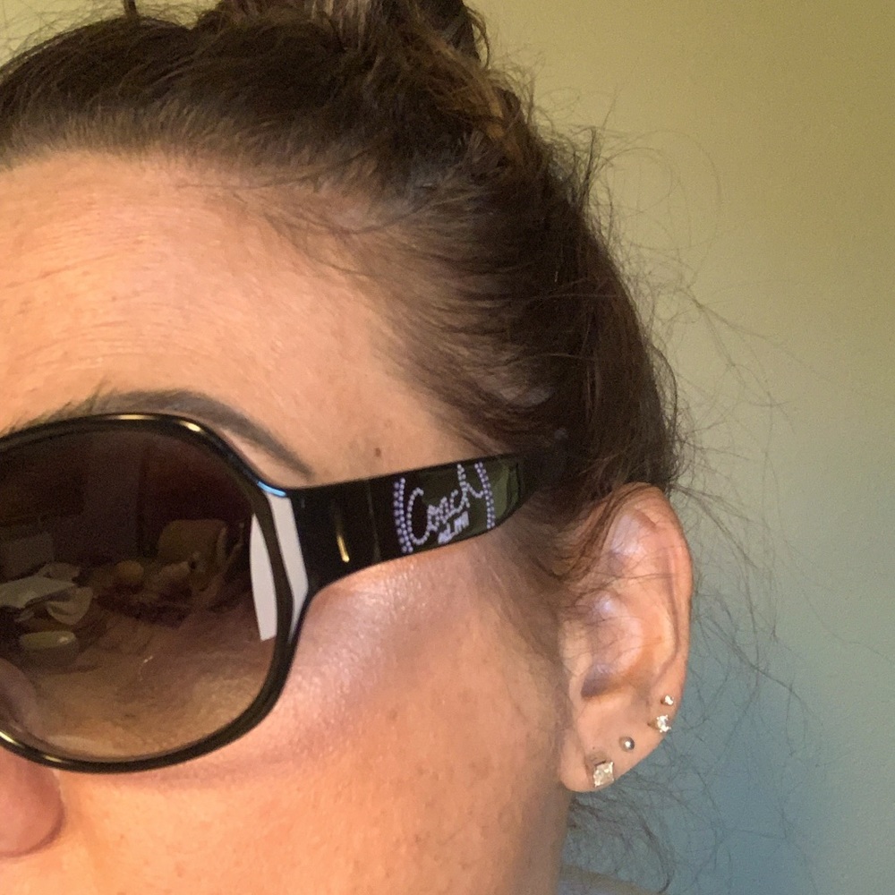 Like new women’s Coach sunglasses. No scratches, comes with hard case.